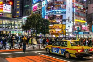 Shibuya station crossing