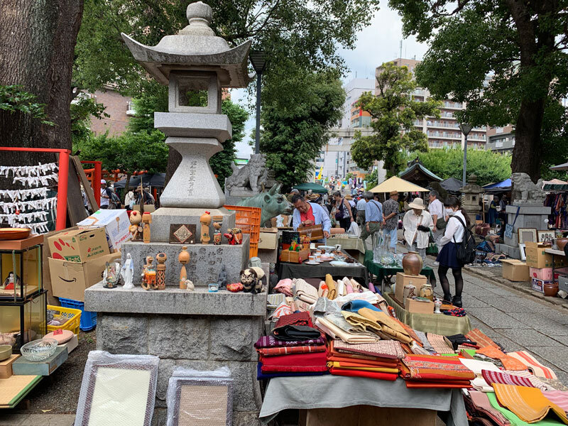 Antique Market at Shinto Shrine