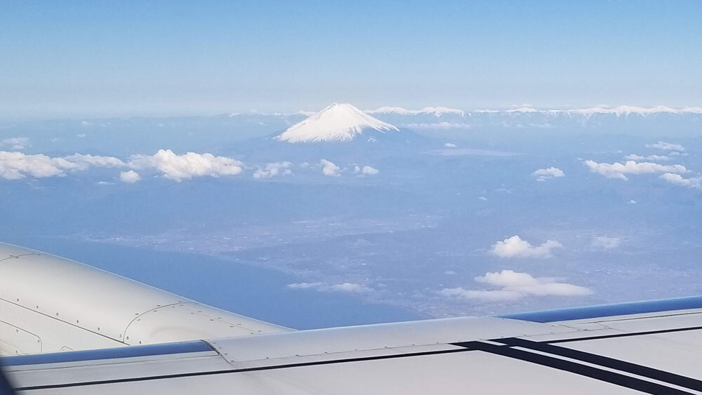 Mt. Fuji from Airplane